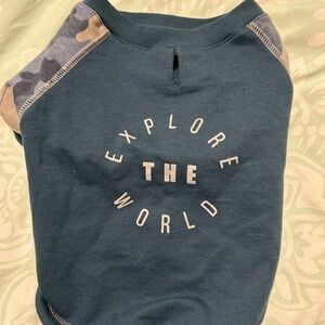 Reddy Blue Camo Crewneck Dog Sweatshirt